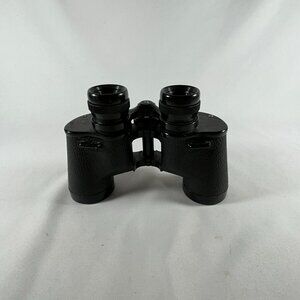 VINTAGE SELSI 7X35 LIGHTWEIGHT WIDE-ANGLE BINOCULARS COATED OPTICS WITH CASE.